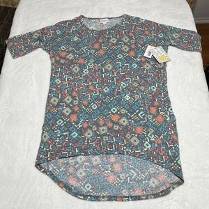 LuLaRoe floral Irma tunic t-shirt